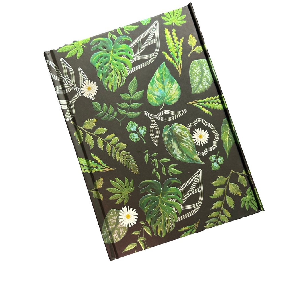 Don’t Leaf Me This Way Journal by Nel Whatmore | Embossed Hardcover Notebook